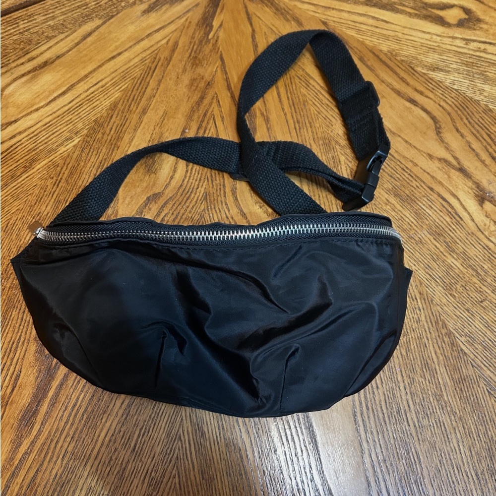 Black Waist Bag/ Fanny Pack - Sleek Everyday Carry
